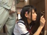 Naive Japanese Teen Schoolgirl Asks Wrong Repairman For Help