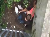 Guy Secretly Taped His Friend Fucking A Slut Under The Bridge