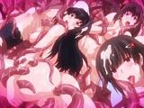 Japanese coeds anime group tentacles sex